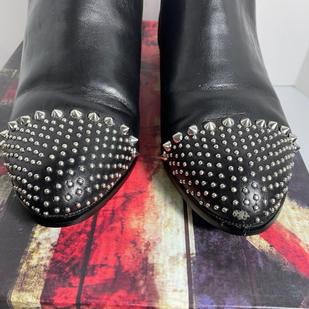 London Rebel Studded Spike Ankle Boot - image 3